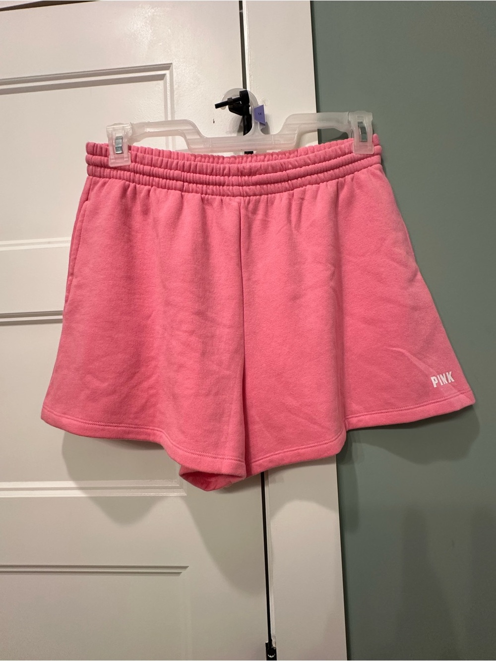 PINK Victoria's Secret Bubblegum Pink Terry Lounge Shorts